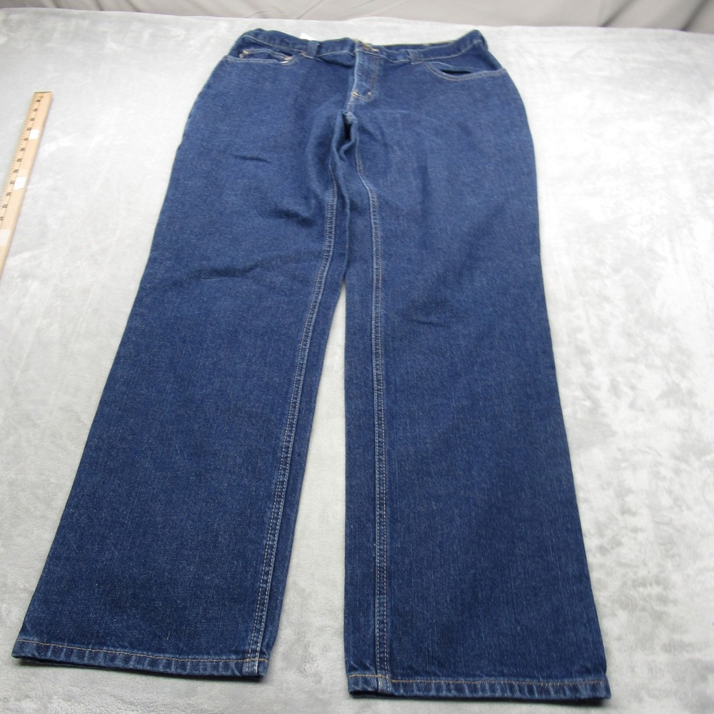 Carhartt FR Jeans Mens 34x31 Flame Resistant Cat2 Relaxed Fit Straight Boot Work